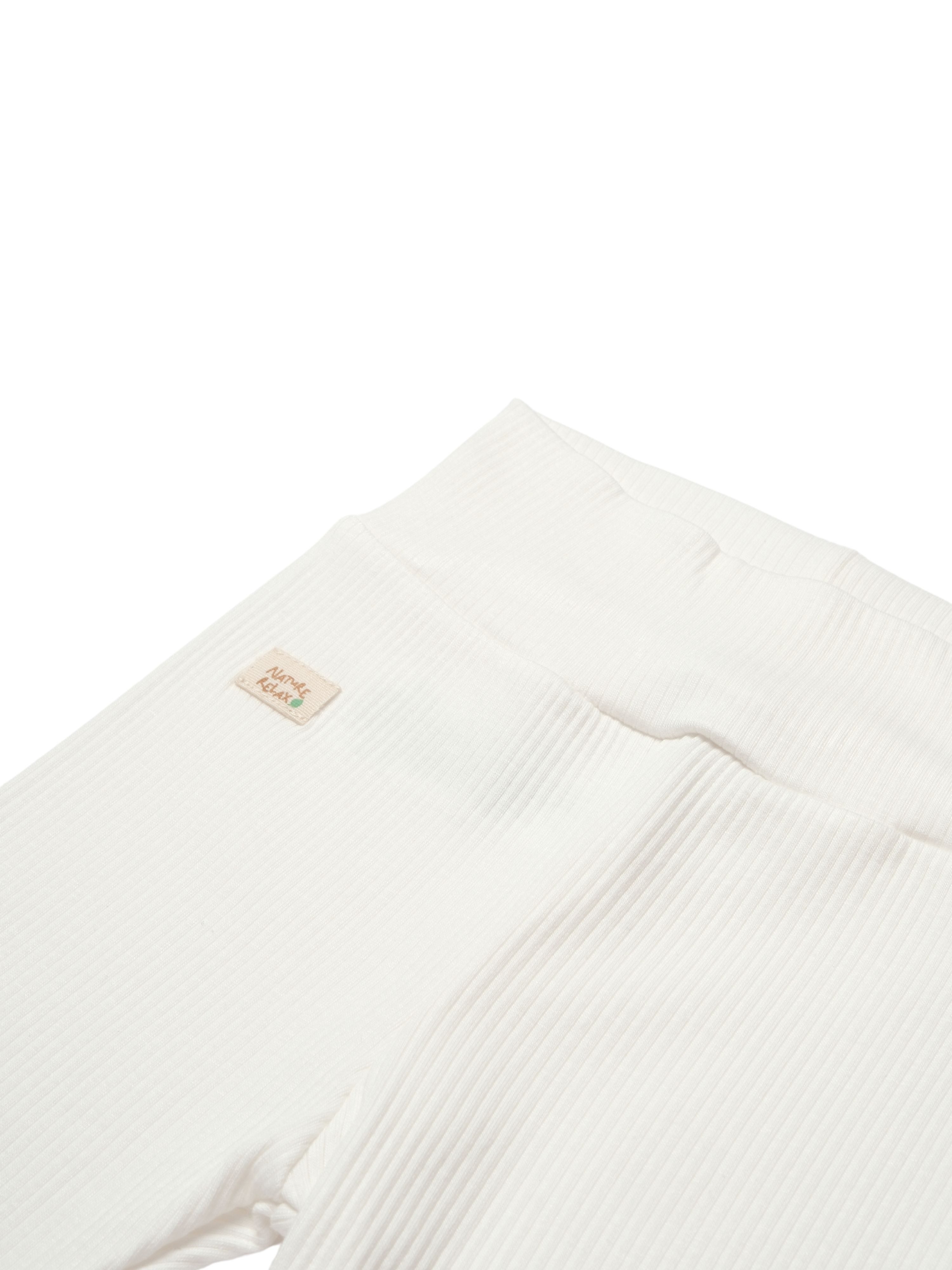 biorganic Funktionshose Baby Nature Relax Modal für Jungen und Mädchen Unisex Hose (1-tlg) gerippte Textilstruktur (Ripp), Modal und Bio-Baumwolle, Größe 68 - 86