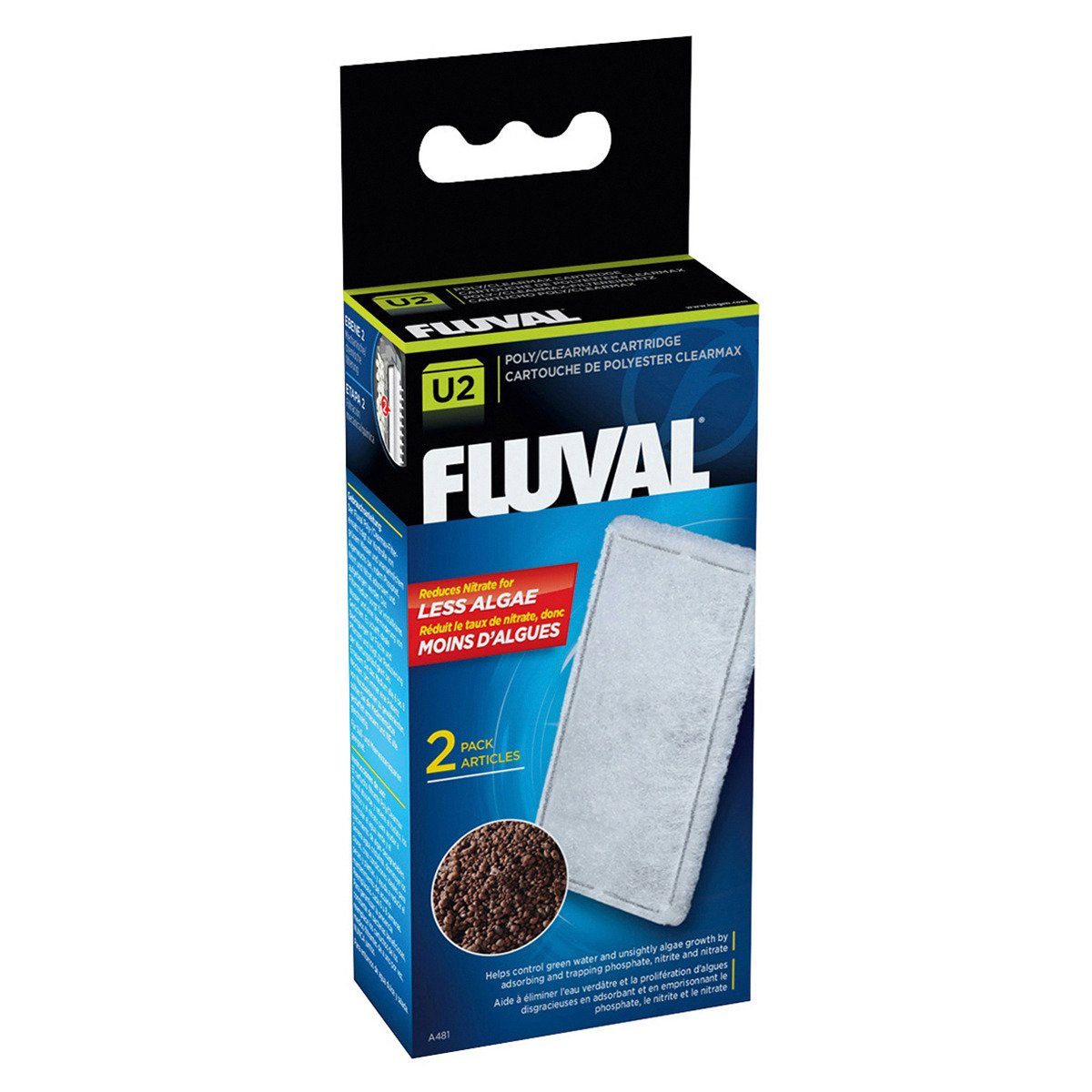 Aquariumfilter U2 Clearmax Filtereinsatz 2er Pack