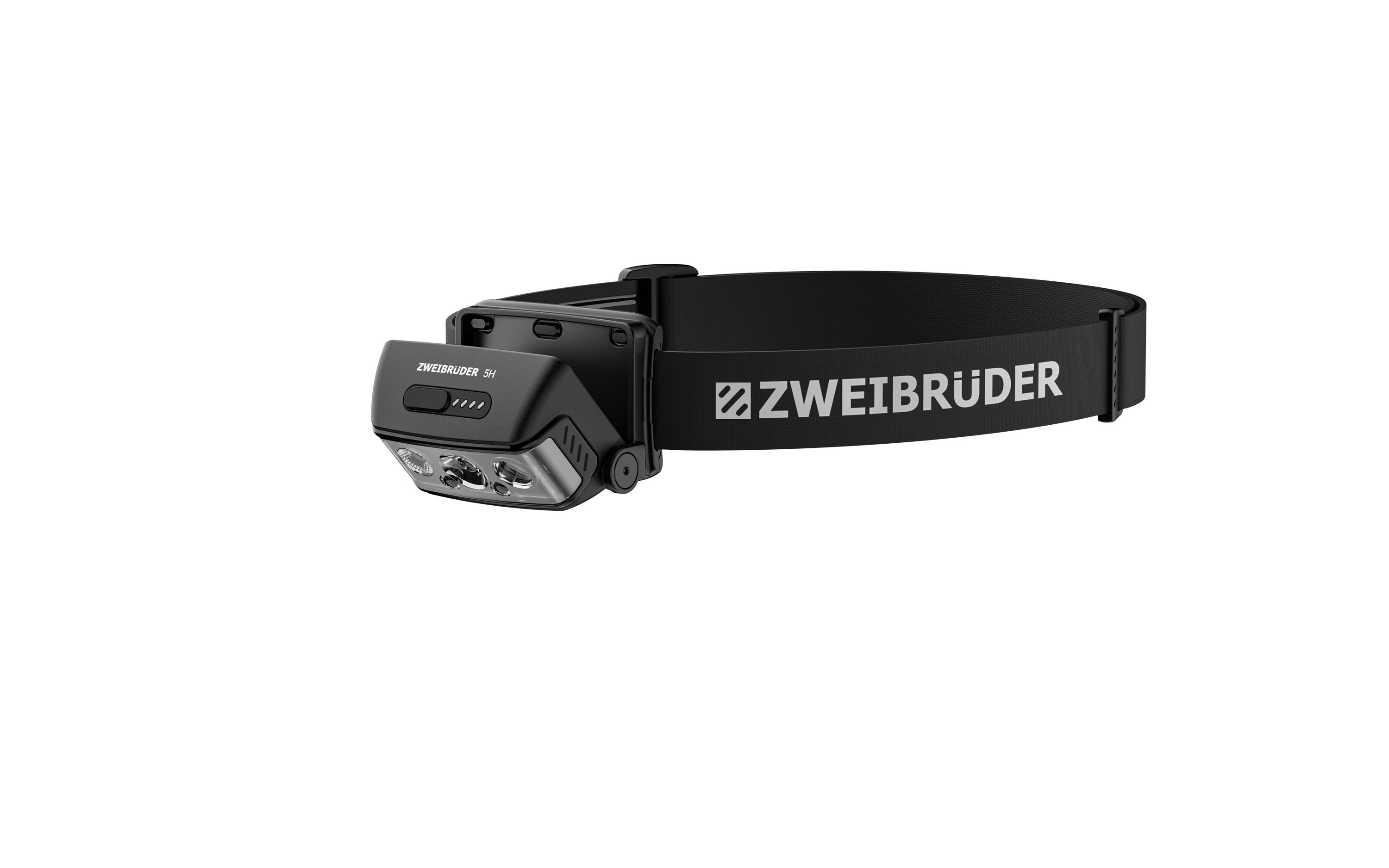 Zweibrüder LED Stirnlampe ZB5H, Focus-Function aufladbar / USB-C Aluminium Housing Rotlicht