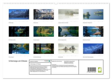CALVENDO Wandkalender Unterwegs am Eibsee (Premium, hochwertiger DIN A2 Wandkalender 2023, Kunstdruck in Hochglanz)