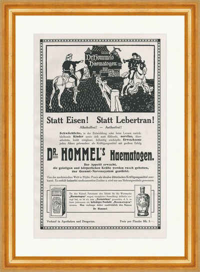 Kunstdruck Dr. Hommels Haematogen Statt Eisen Lebertran Alkoholfrei Aether SP 229, (1 St)