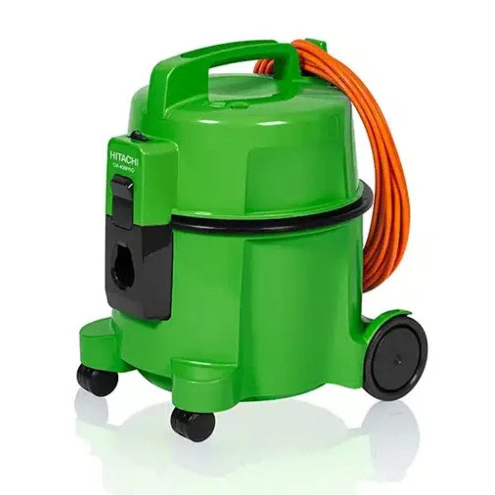 Hitachi Bodenstaubsauger CV-400 PRO GN, 880 W, beutellos, 13 m Aktionsradius, Möbel- und Kantenschutz, 7,5 Liter Staubtank