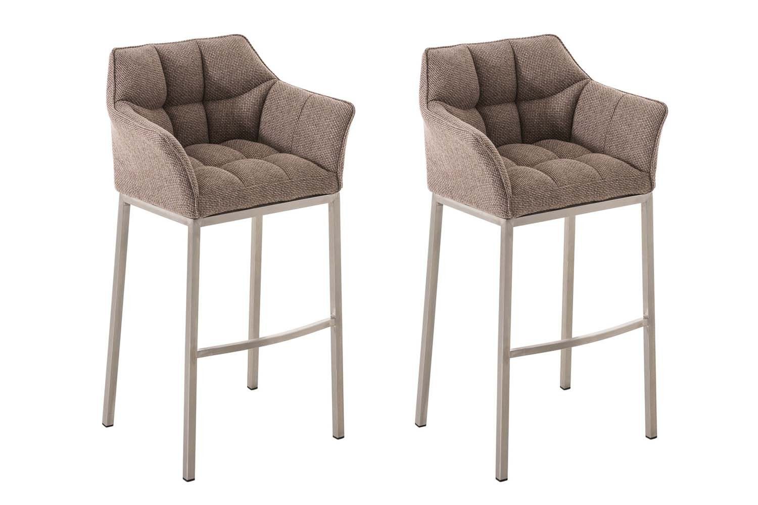 CLP Barhocker »Damaso Stoff« (Set, 2er), mit 4-Fuß Gestell online