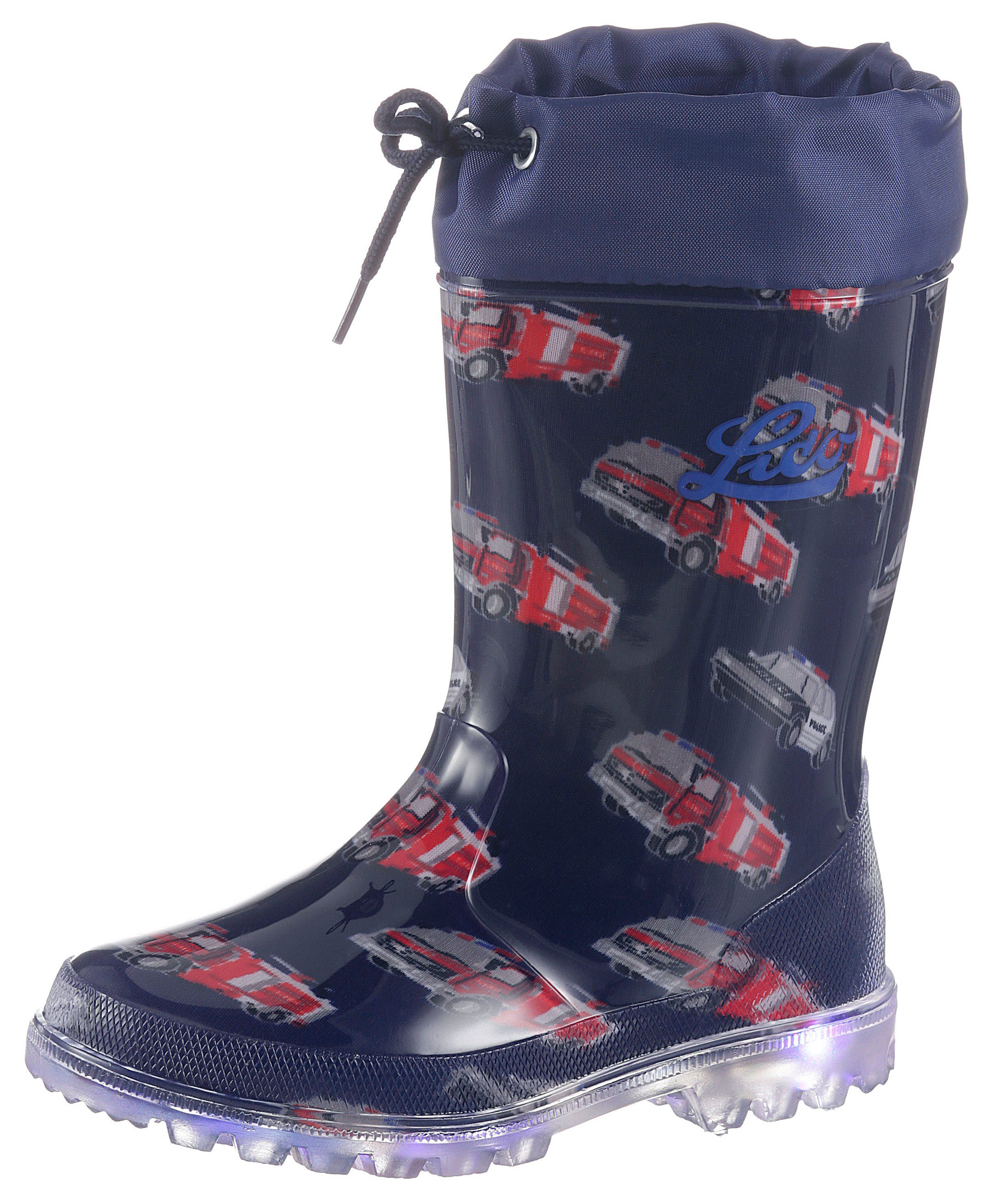 Lico Blinkschuh Powerlight W Blinky Gummistiefel mit Warmfutter