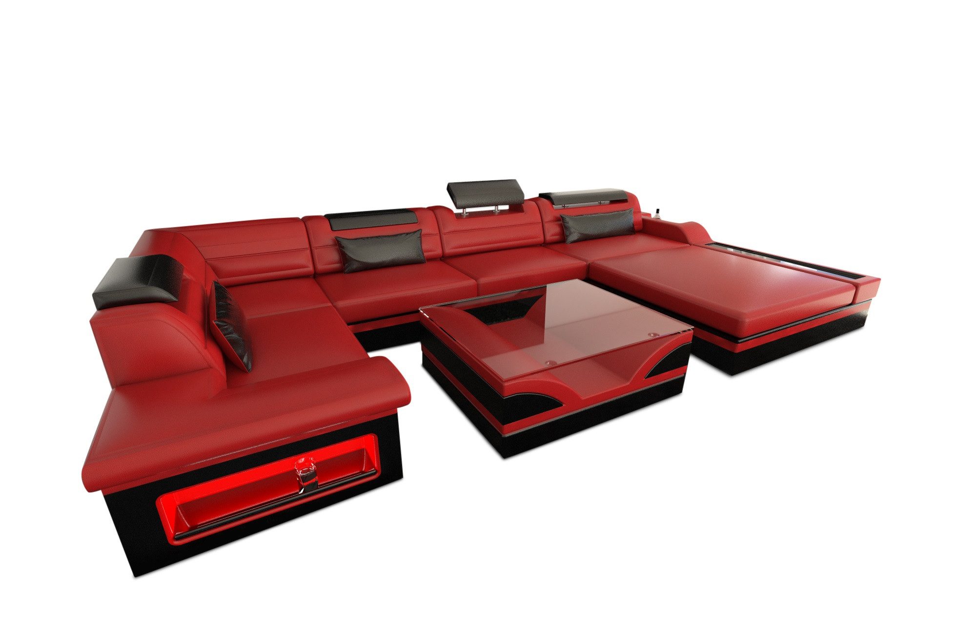 Sofa Dreams Wohnlandschaft Sofa Leder Mezzo günstig online kaufen
