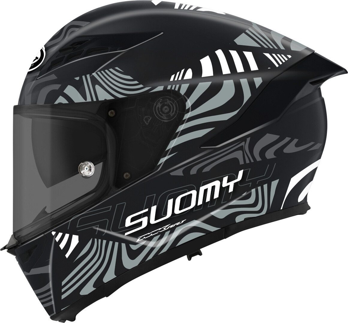 Suomy Motorradhelm Stellar 2 Molten Helm, Notfallsystem-Polsterung (EQRS),integriertes Sonnenvisier