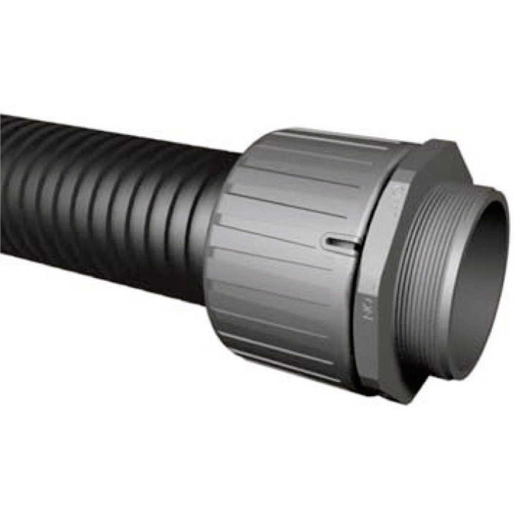 HellermannTyton Kabelzubehör HellermannTyton 166-21000 HG10-S-M12 Schlauchverschraubung Schwarz M12, (HG10-S-M12)