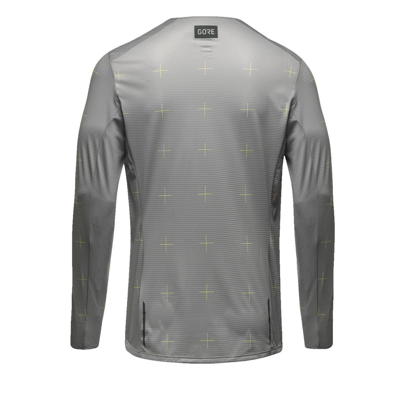 GORE® Wear Tee Herren Gray Outdoorschuh Wear Long Gore Contest Sleeve Lab