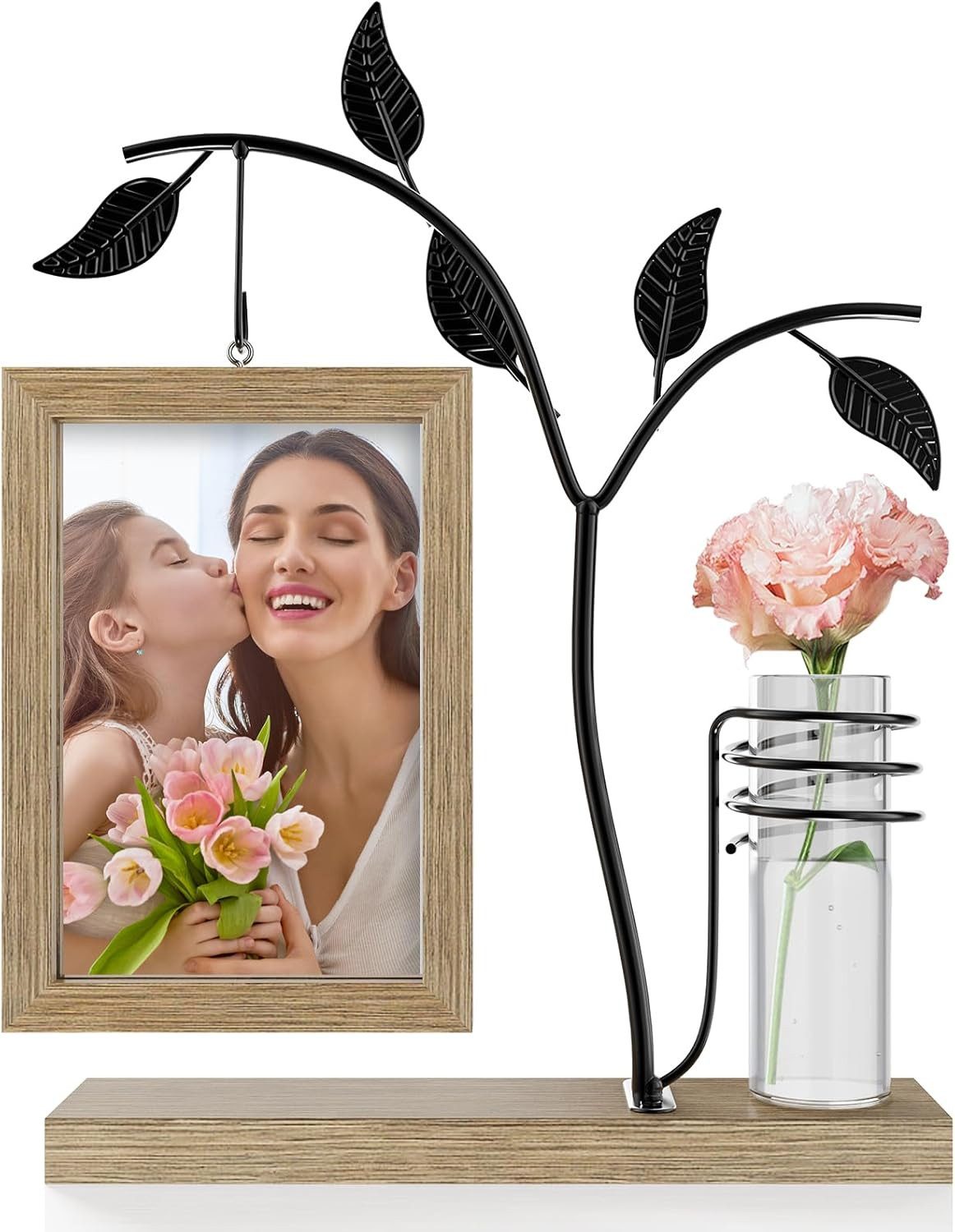 Refined Living Bilderrahmen Holz Doppelglas Fotorahmen 10x15, drehbar, mit günstig online kaufen