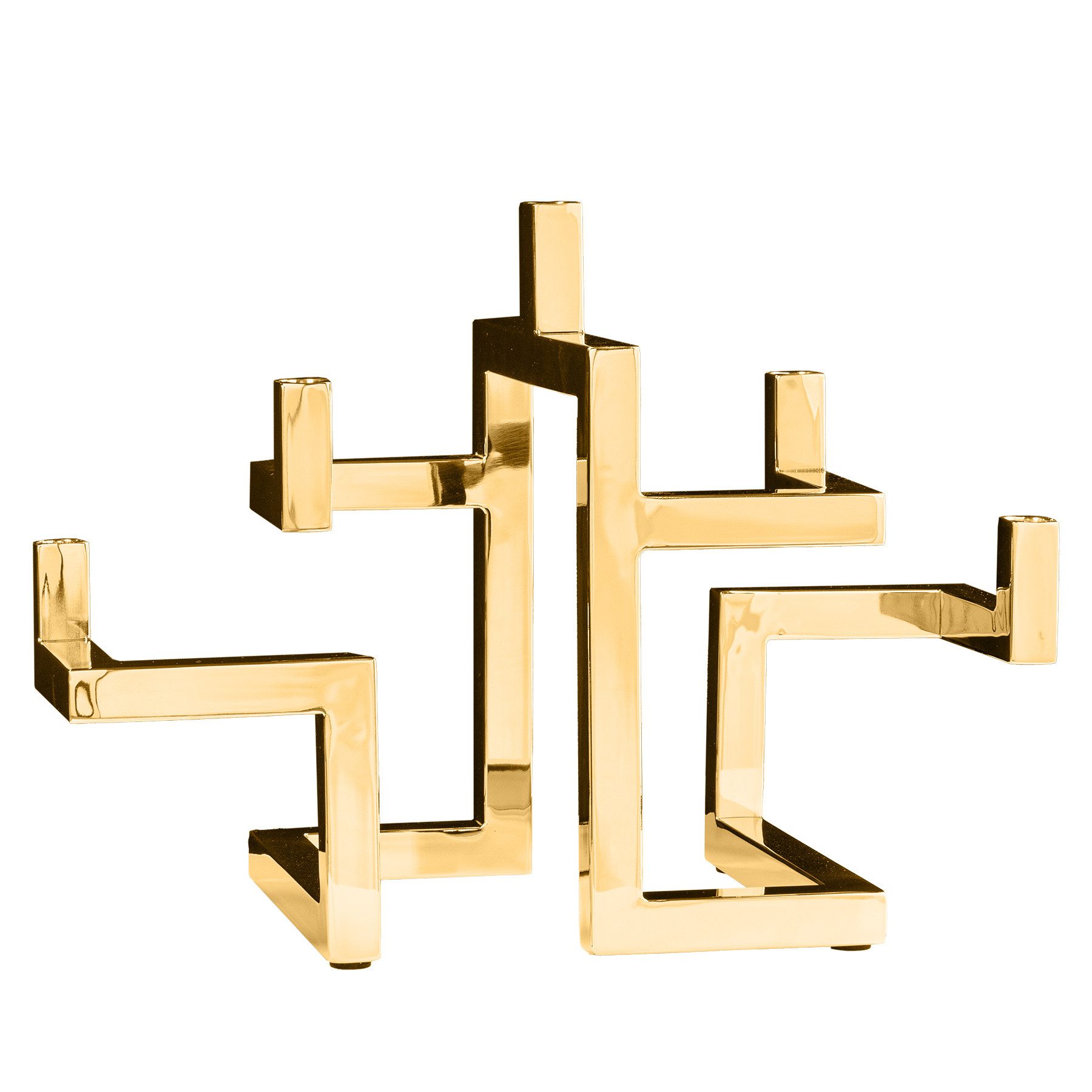 riess-ambiente Kerzenhalter ABSTRACT 50cm gold · Kerzenständer aus Metall i günstig online kaufen