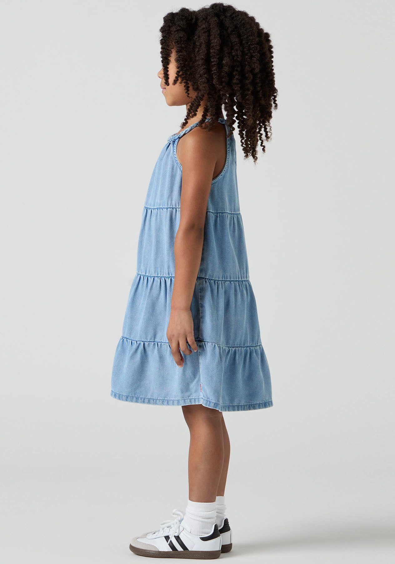 Levi's® Kids Neckholderkleid LVG HALTER TIERED DRESS mit horizontalen Nähten