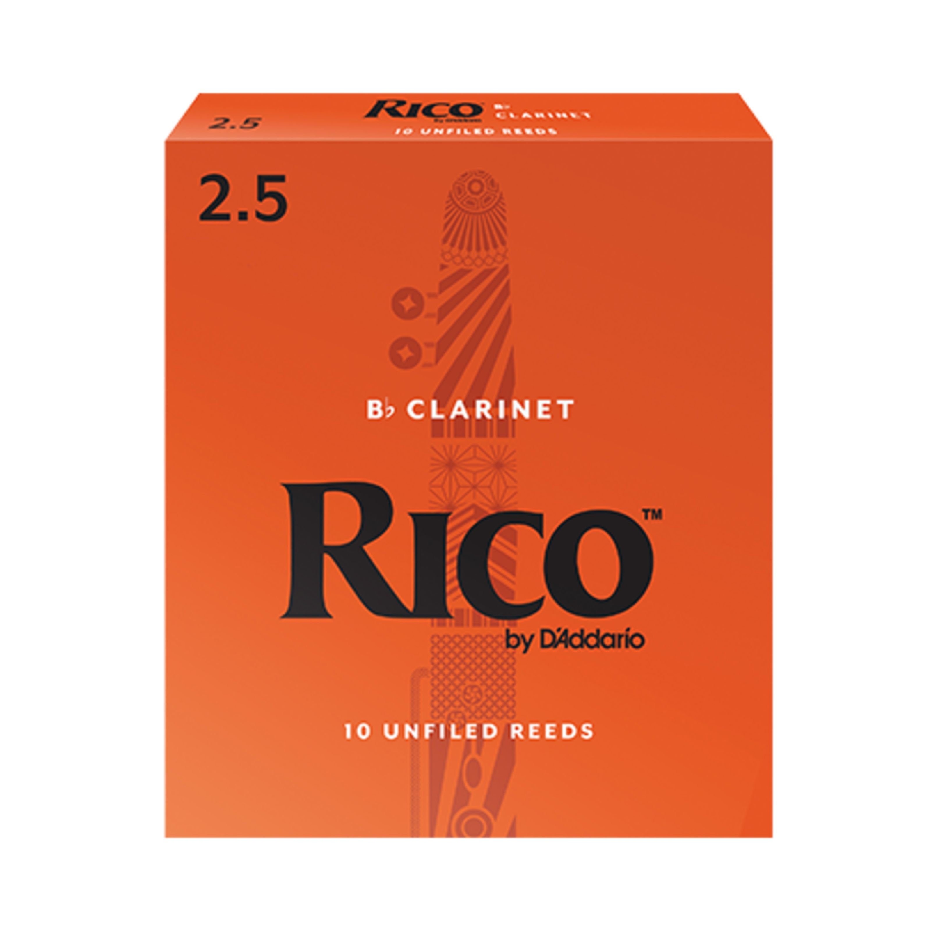 Daddario Blattabschneider Klarinette, Rico Bb-Klarinette 2,5 Böhm - Blatt für Bb Klarinette (französisch)