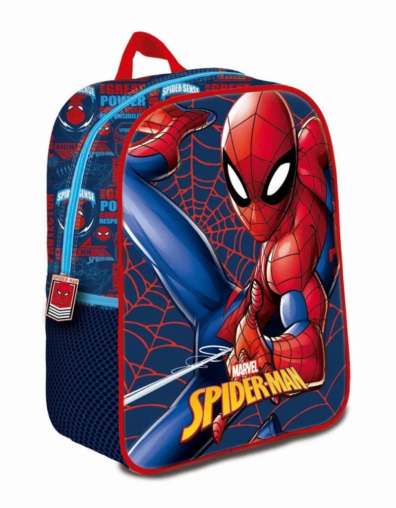 Spiderman Kinderrucksack Marvel Spider-Man Great Power 3D Rucksack 30 cm (1-tlg)