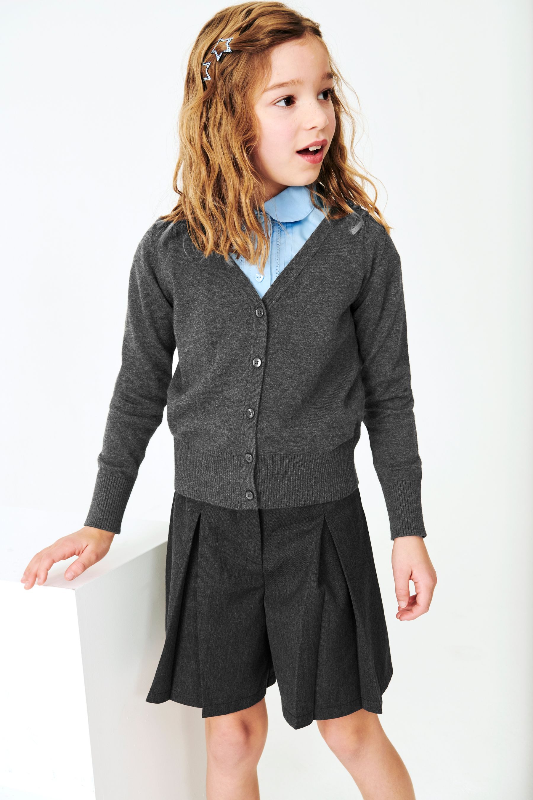 Next Strickjacke Strickjacke mit V-Ausschnitt (1-tlg)