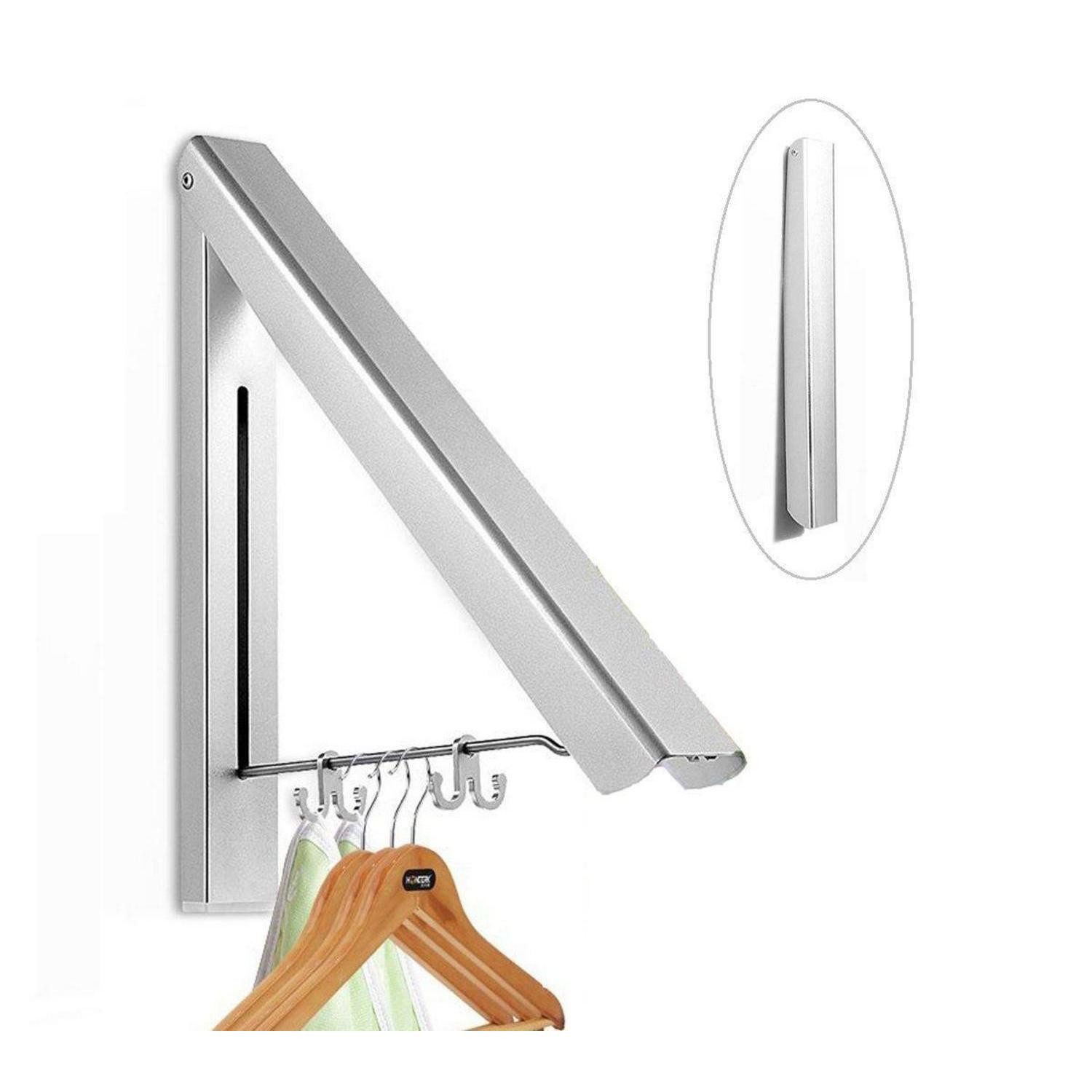 LuxusKollektion Klapphaken Kleiderhaken klappbar Wand ausziehbar, (1-St)