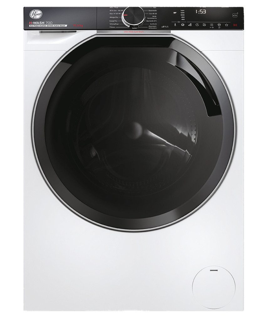 Hoover Waschmaschine H7W 4105MBC-84, 10.5 kg, 1400 U/min, Smarte Bedienung mit Wi-Fi und Bluetooth