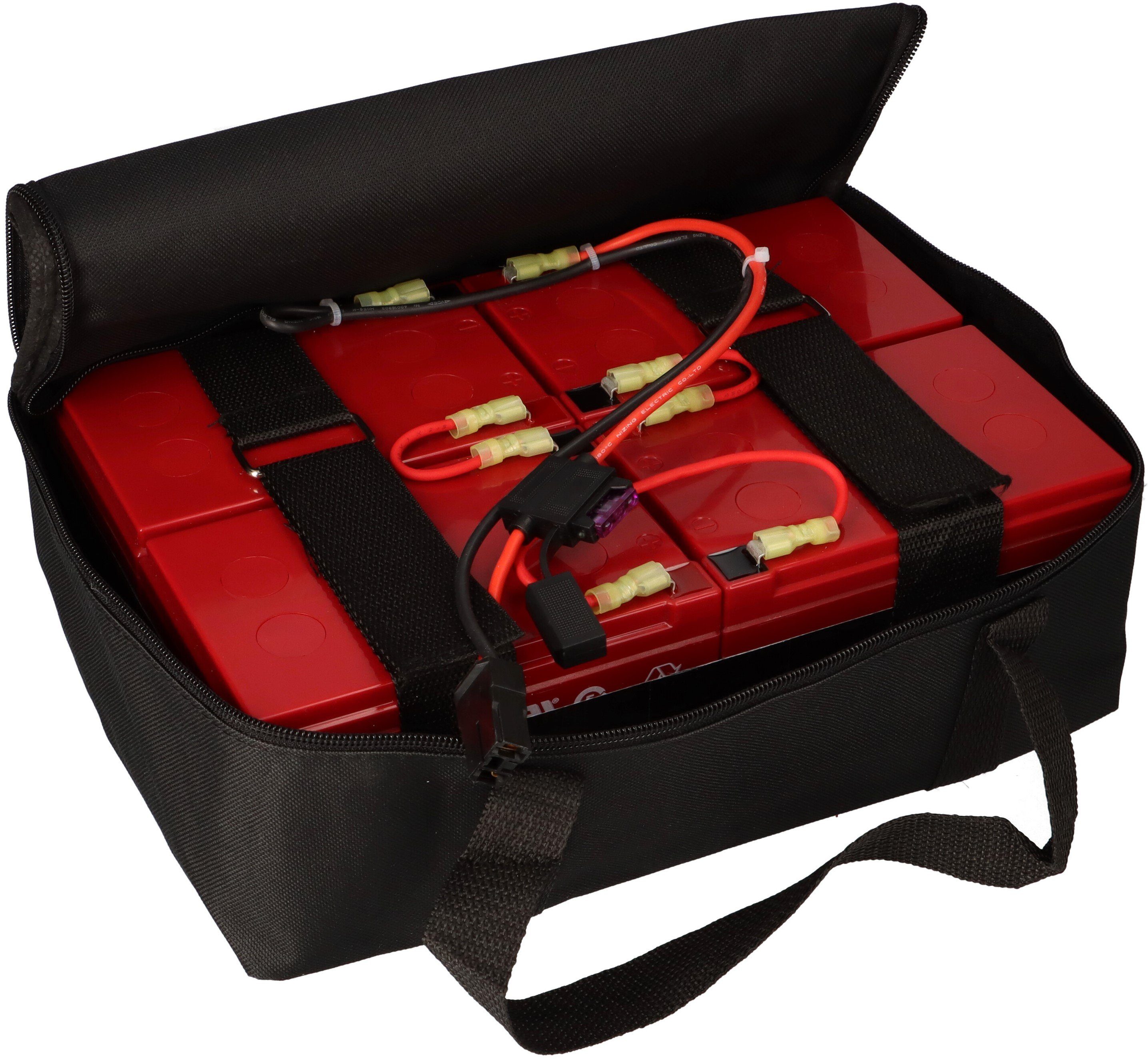 Akkuman.de Akkusatz für Mach1 48V Akkupack Elektro Scooter 4x 12Volt 15Ah Akku Elektromobil-Akku