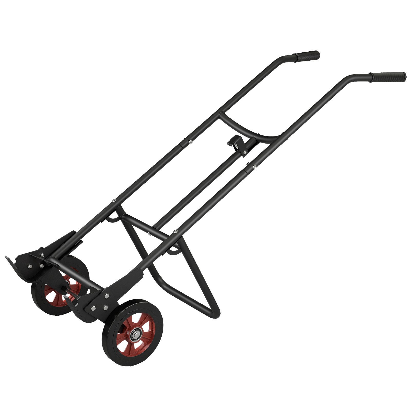 COSTWAY Sackkarre, mit 2 Gummirädern, Eva-Griffen & Glockenhaken, bis 545kg