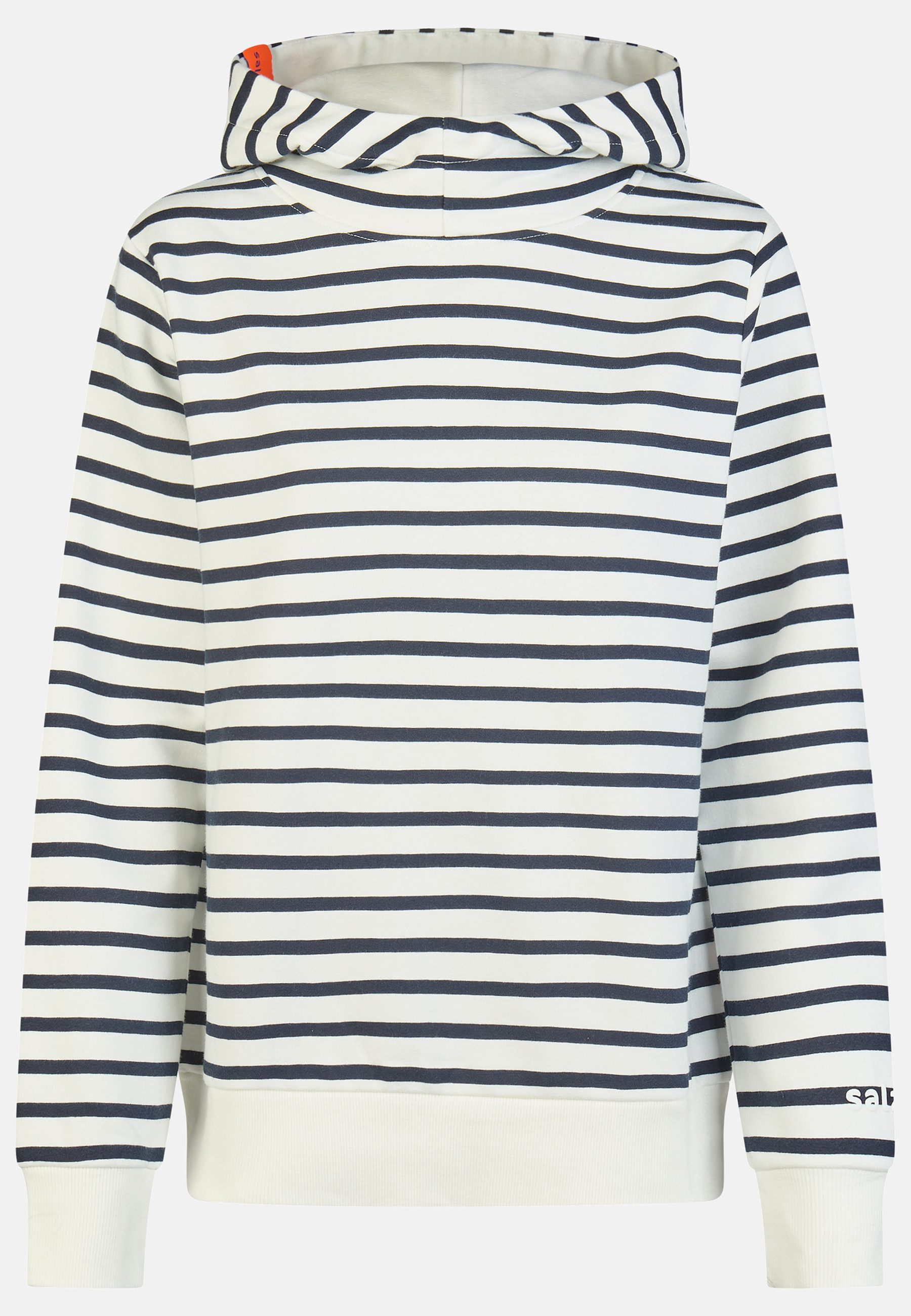 salzhaut Hoodie SUTSCHE - RINGEL Damen Regular Fit salzhaut Kapuzenpullover – bequemer Fit und nordisch klares Design – Bild 2 von 5