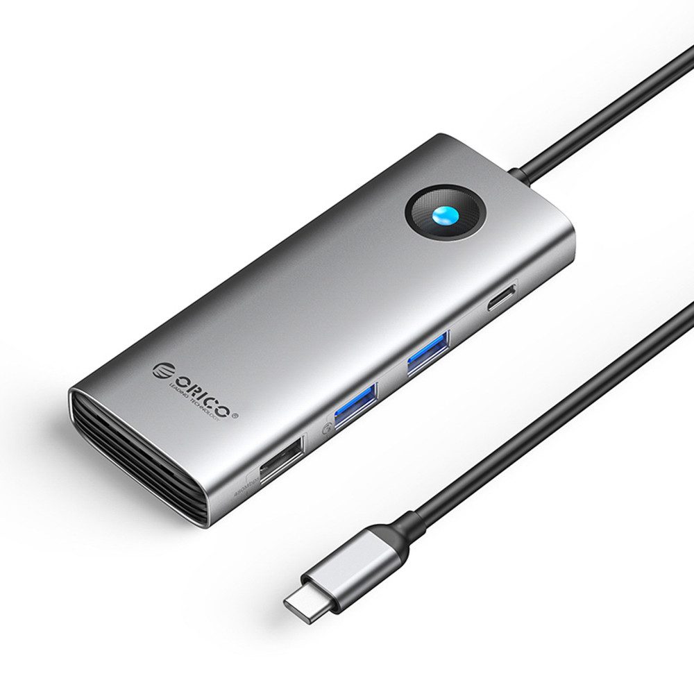 ORICO Orico PW11 8-in-1 USB-C Dockingstation PD 100W USB-Adapter
