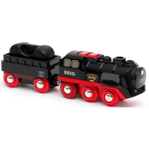 BRIO® Spielzeug-Zug Batterie-Dampflok mit Wassertank, mit Licht- und Dampffunktion; FSC® - schützt Wald - weltweit