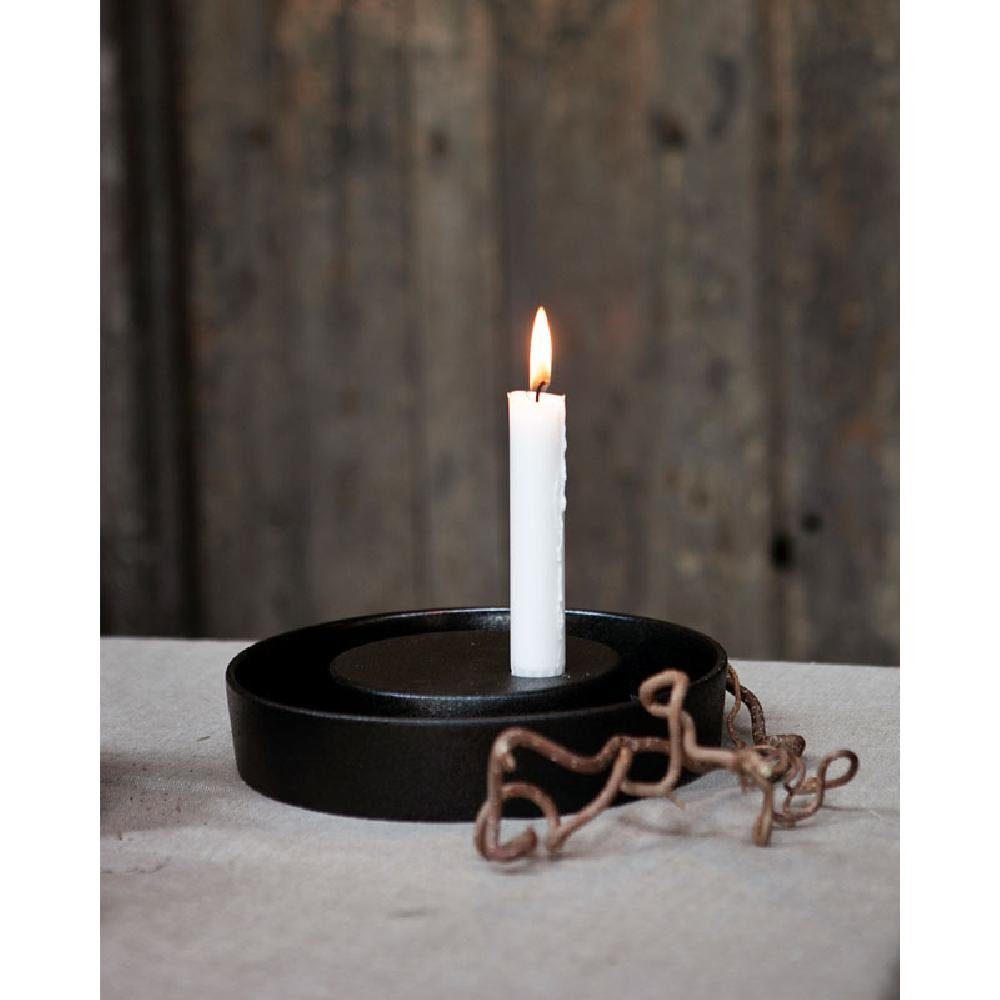 Storefactory Kerzenhalter Kerzenleuchter Valltorp Schwarz (21cm) günstig online kaufen