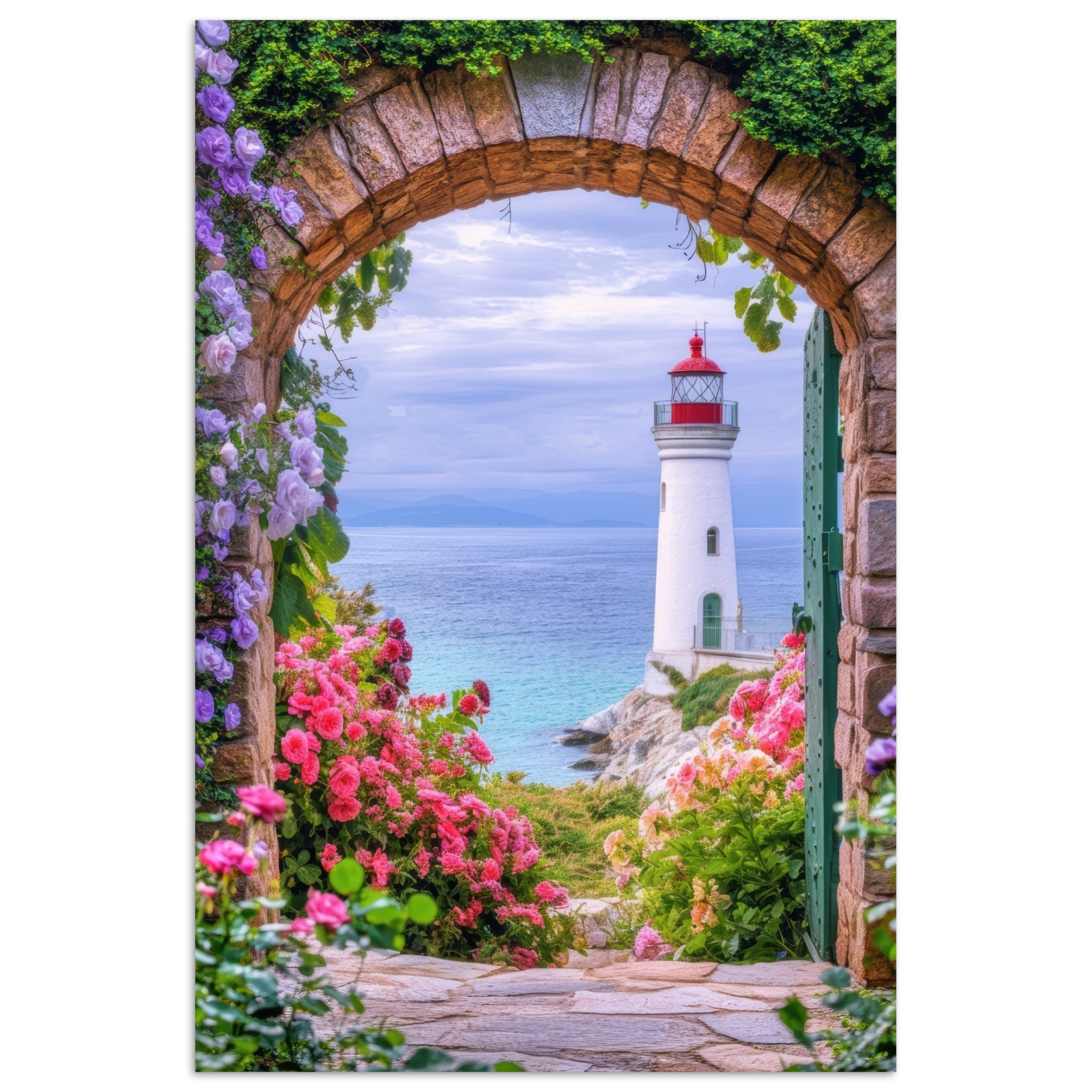 MuchoWow Poster Durchblick - Leuchtturm - günstig online kaufen