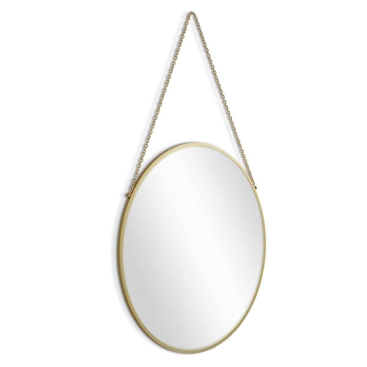 PHOTOLINI Spiegel mit schmalem Metallrahmen und Kettenaufhängung, Wandspieg günstig online kaufen