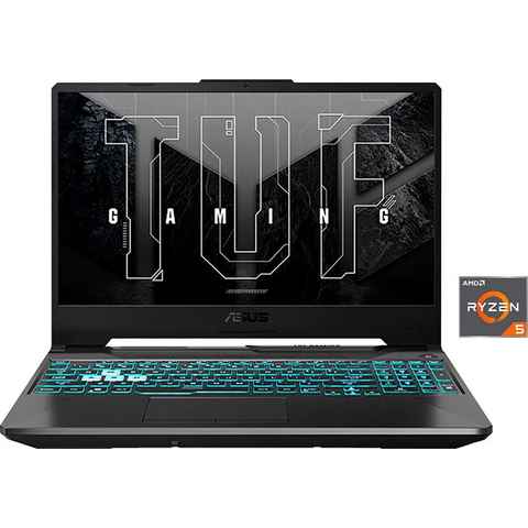 Asus TUF Gaming A15 Laptop, Full HD IPS-Display, 16GB RAM, Windows 11 Home, Gaming-Notebook (39,6 cm/15,6 Zoll, AMD Ryzen 5 7535HS, GeForce RTX 3050, 512 GB SSD, FA506NC-HN001W R5-7535HS)