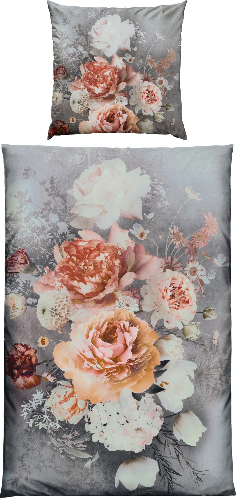 REDBEST Bettwäsche Bettwäsche, Microfaser, Microfaser-Satin Blumen günstig online kaufen