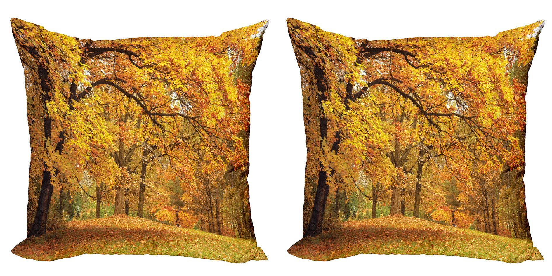 Pale Accent Digitaldruck, Stück), (2 Fall Ahornbäume Kissenbezüge Landschaft Modern Abakuhaus Doppelseitiger