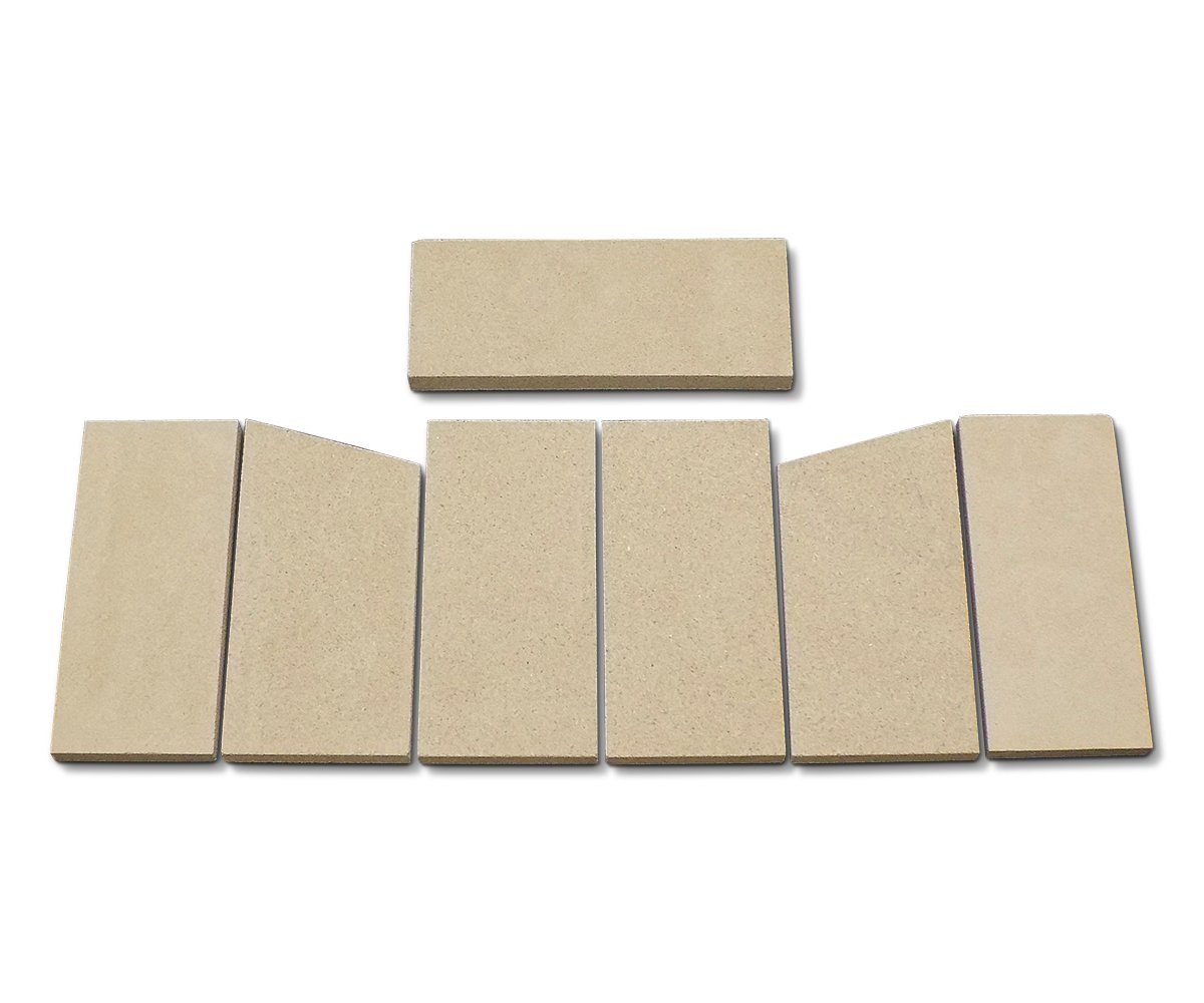 kaminXpert Feuerraumplatten für Hark Alamo Kaminofen Ersatzteil Feuerraumauskleidung