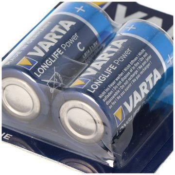 VARTA Varta Longlife Power (ehem. High Energy) Baby C Batterie 4914 10x 2er Batterie, (1,5 V)