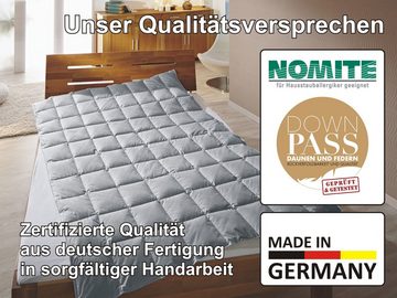 Gänsedaunenbettdecke, TRÄUMCHEN Premium Übergangsdecke (Wärmegrad 3), TraumDaune, Füllung: 90% Gänsedaunen/10% Gänsefedern, für Allergiker geeignet