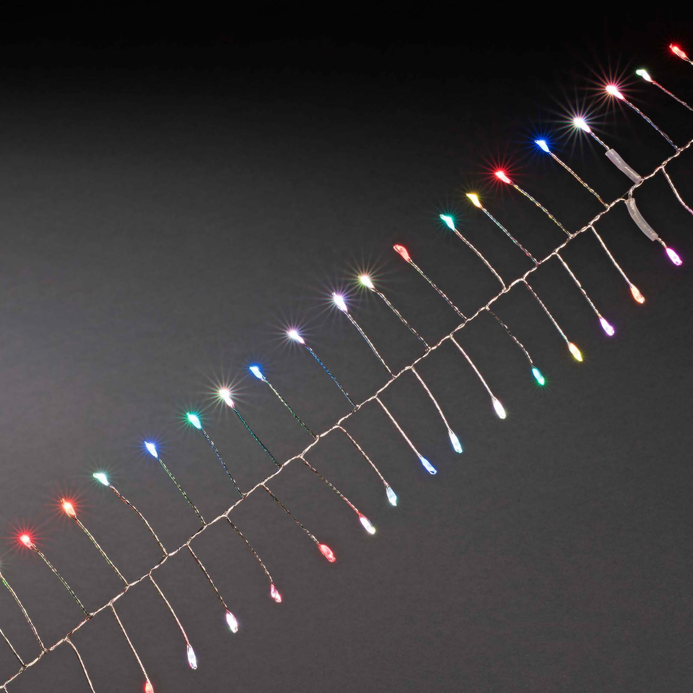 LED, RGB-Farbwechsel KONSTSMIDE Firecracker, LED-Lichterkette, mit 360-flammig, Micro langsamem