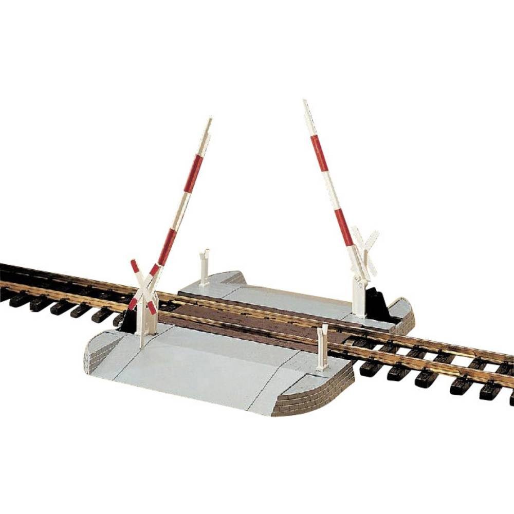 Modelleisenbahn-Gebäude G Bahnschranke