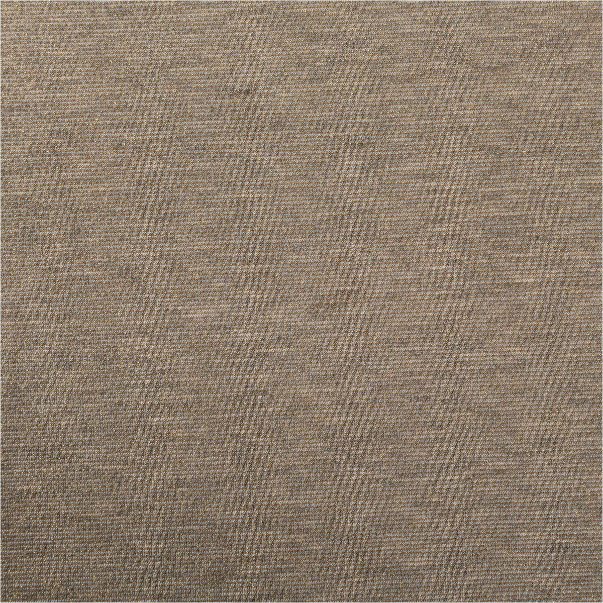 SCHÖNER LEBEN. Stoff Viskosestoff Meterware Lurex Jeresey natur gold 1,60m