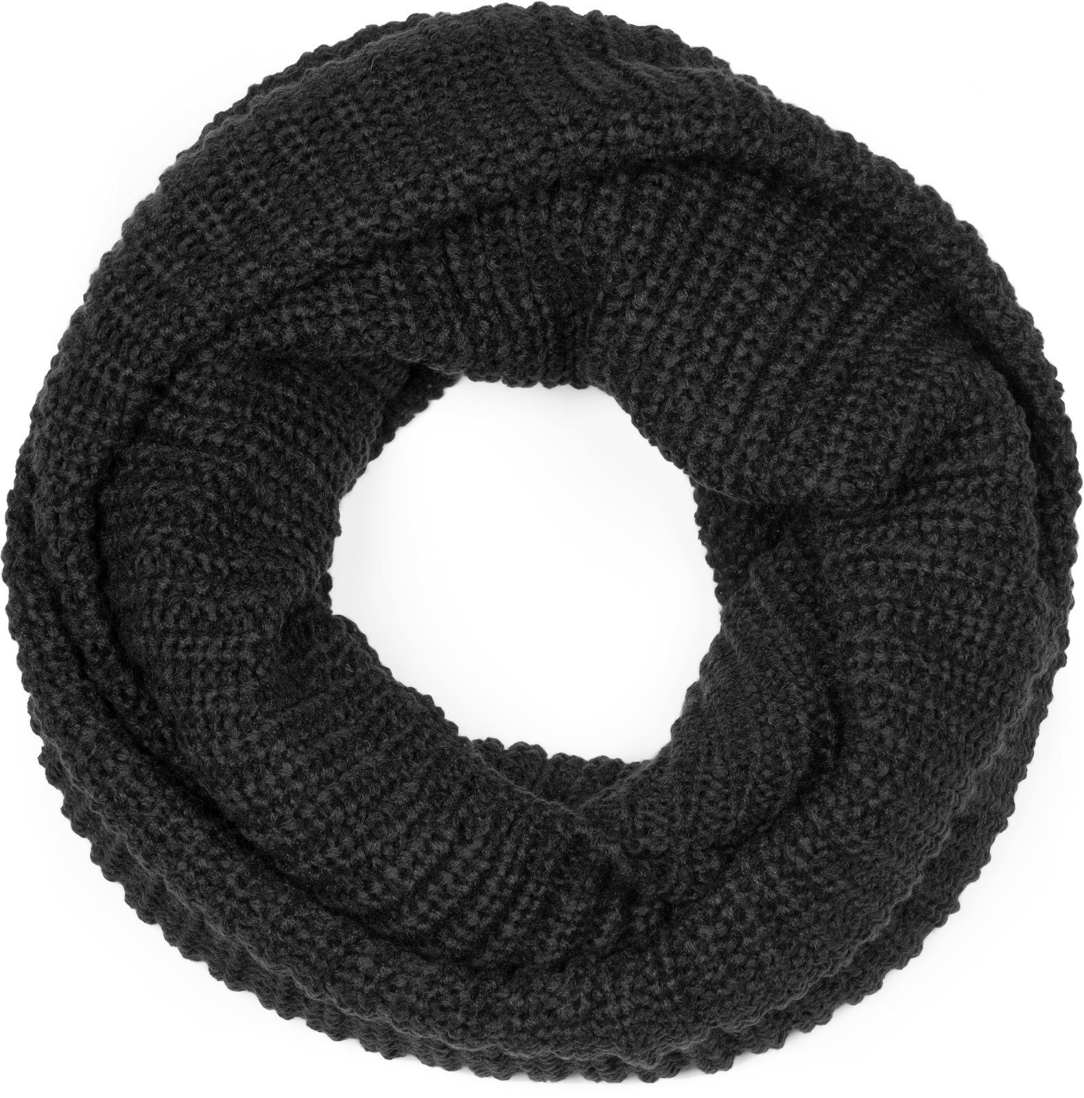 styleBREAKER Strickschal Unifarbener Feinstrick Loop, (1-St)
