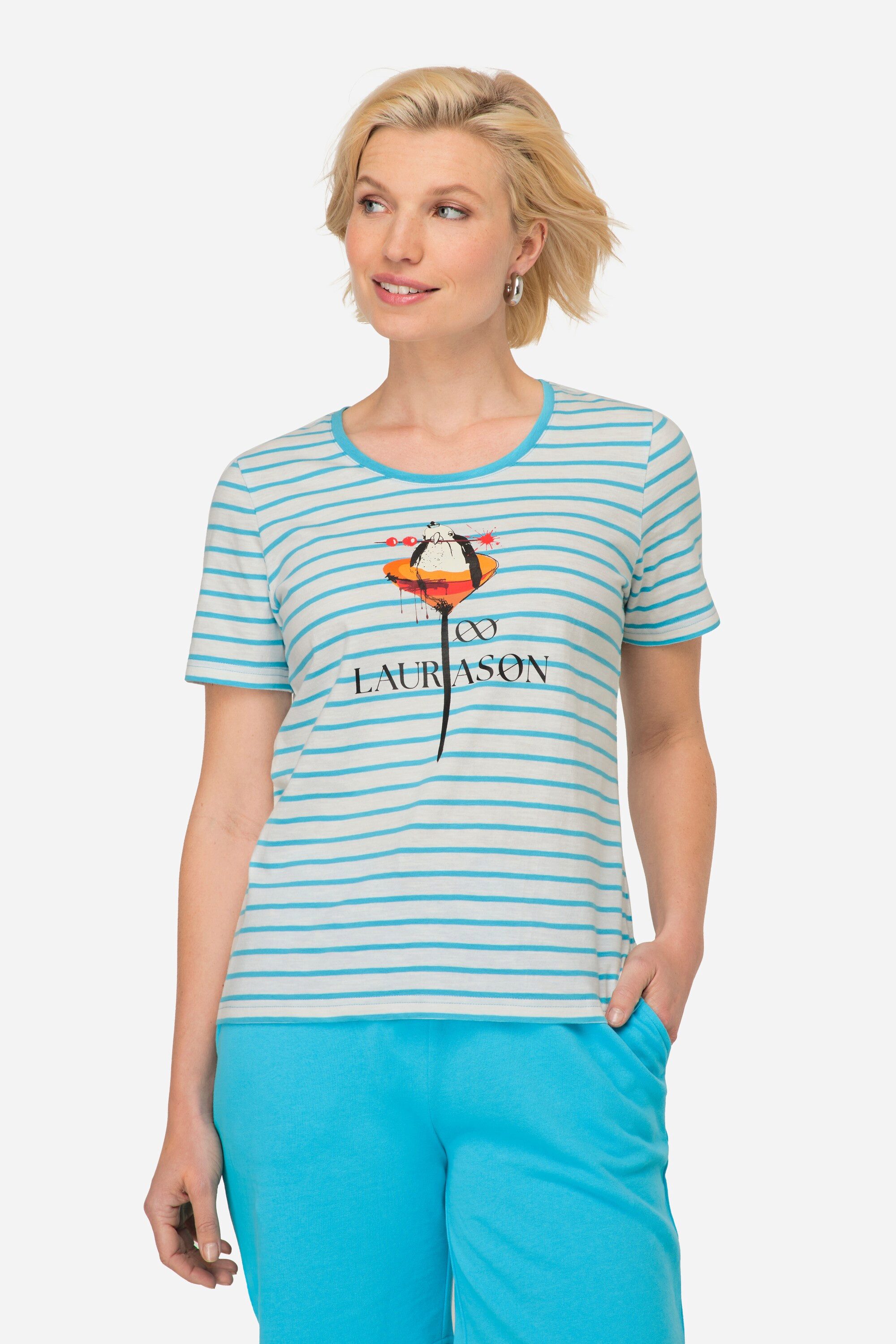Laurasøn T-Shirt T-Shirt Möven Print Rundhals günstig online kaufen