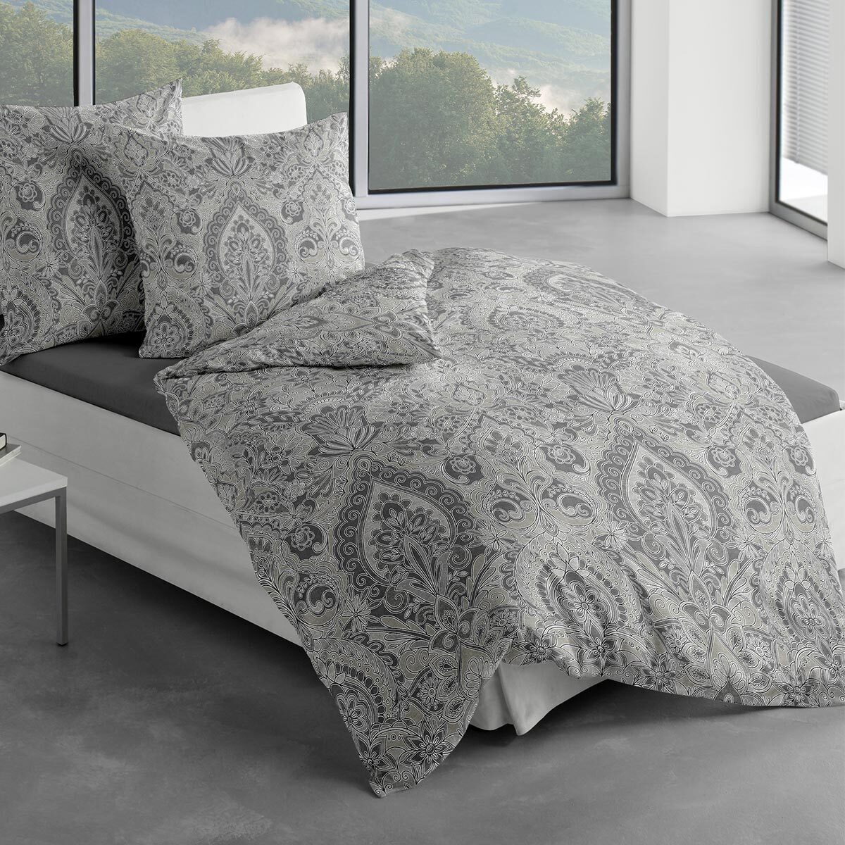 TRAUMSCHLAF Bettwäsche Sioux, Biber, 2 teilig, Winterbettwäsche in warmer Q günstig online kaufen