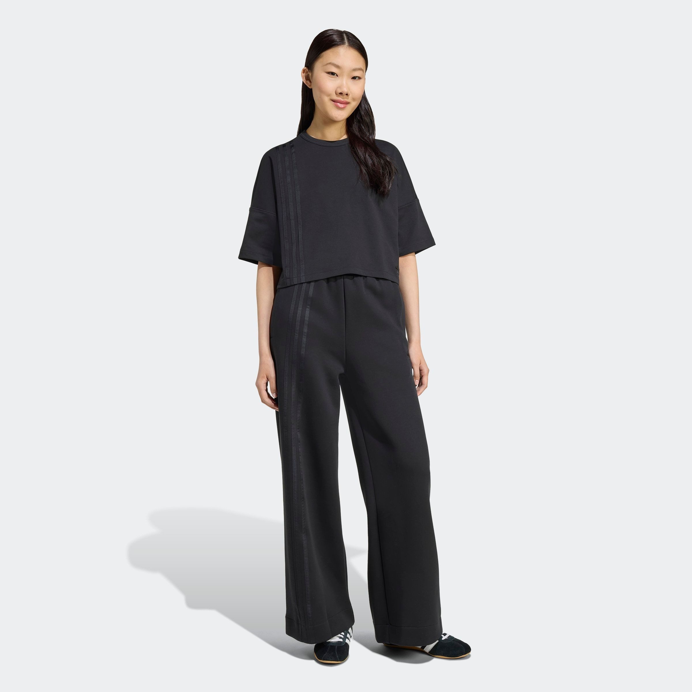 adidas Originals T-Shirt OFF PLACED 3-STRIPES sportlicher Schnitt, lockere Passform, versetzte 3-Streifen