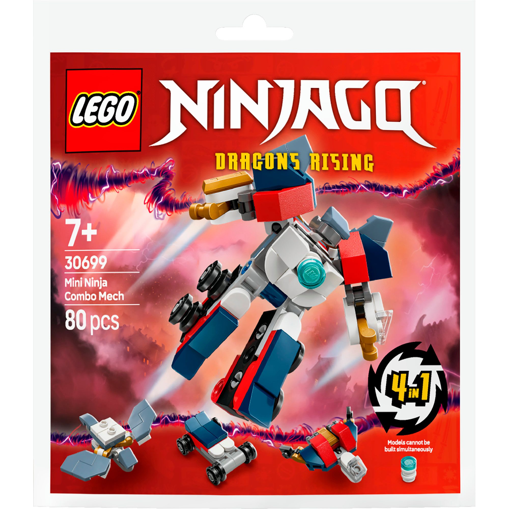 LEGO® LEGO Ninjago Mini-Kombi-Mech der Ninja, Spielbausteine