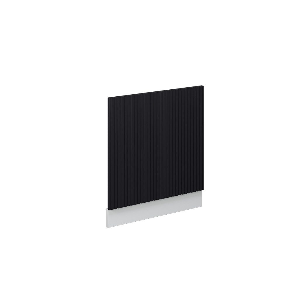 Vicco Frontblende Fame-Line, Schwarz gestreift/Weiß, 60 cm ohne Arbeitsplatte (1 St)