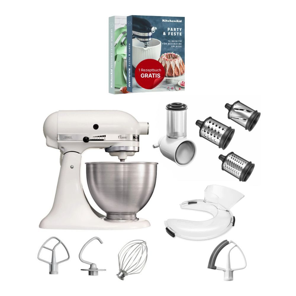 KitchenAid Küchenmaschine KitchenAid 4,3 L 5K45SS Classic Küchenmaschine Set 3