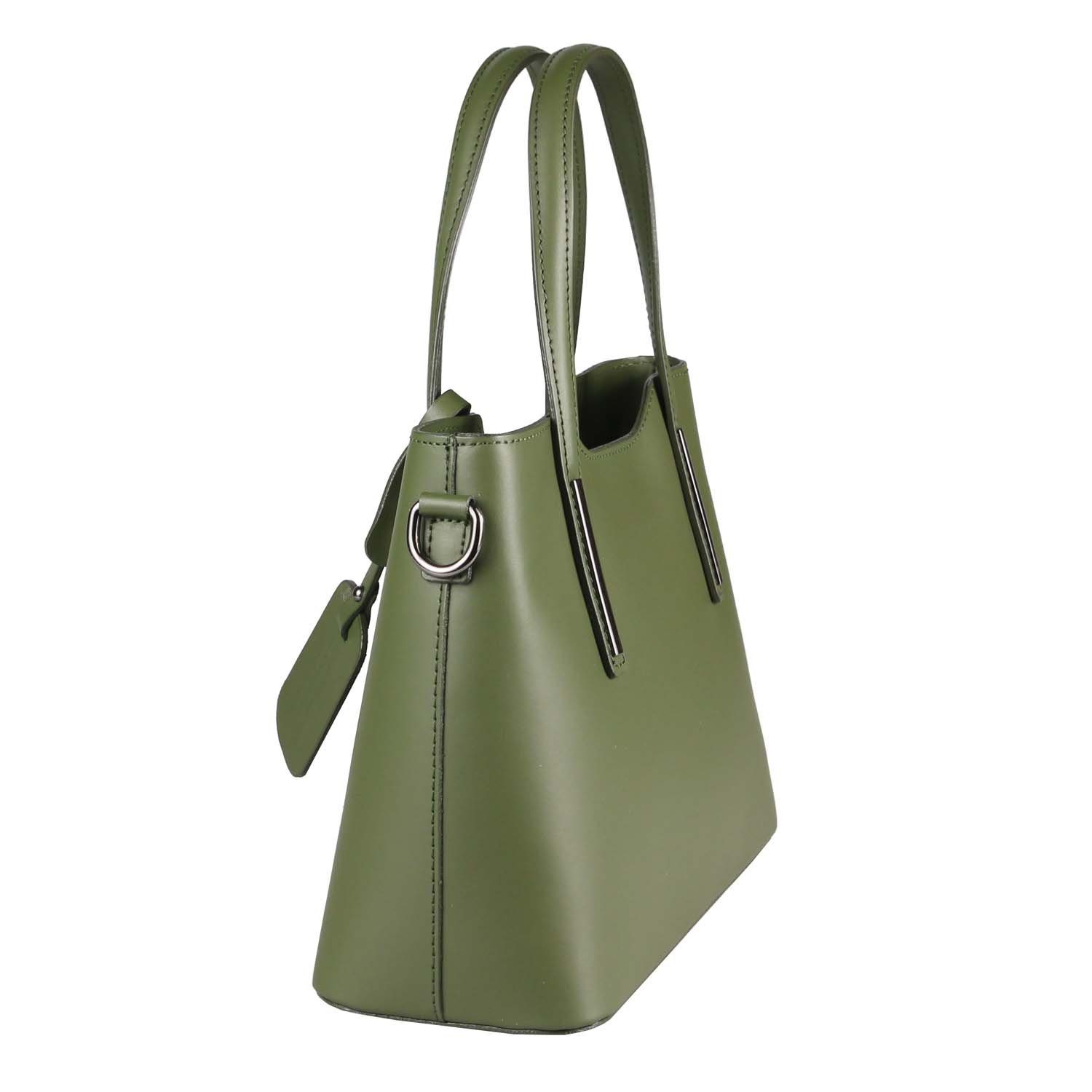 ITALYSHOP24 Schultertasche Made in Italy Damen echt Leder Henkeltasche Shopper Lederhandtasche, Italienische Umhängetasche Cross Over Body Hobo Bag, Premium Qualität