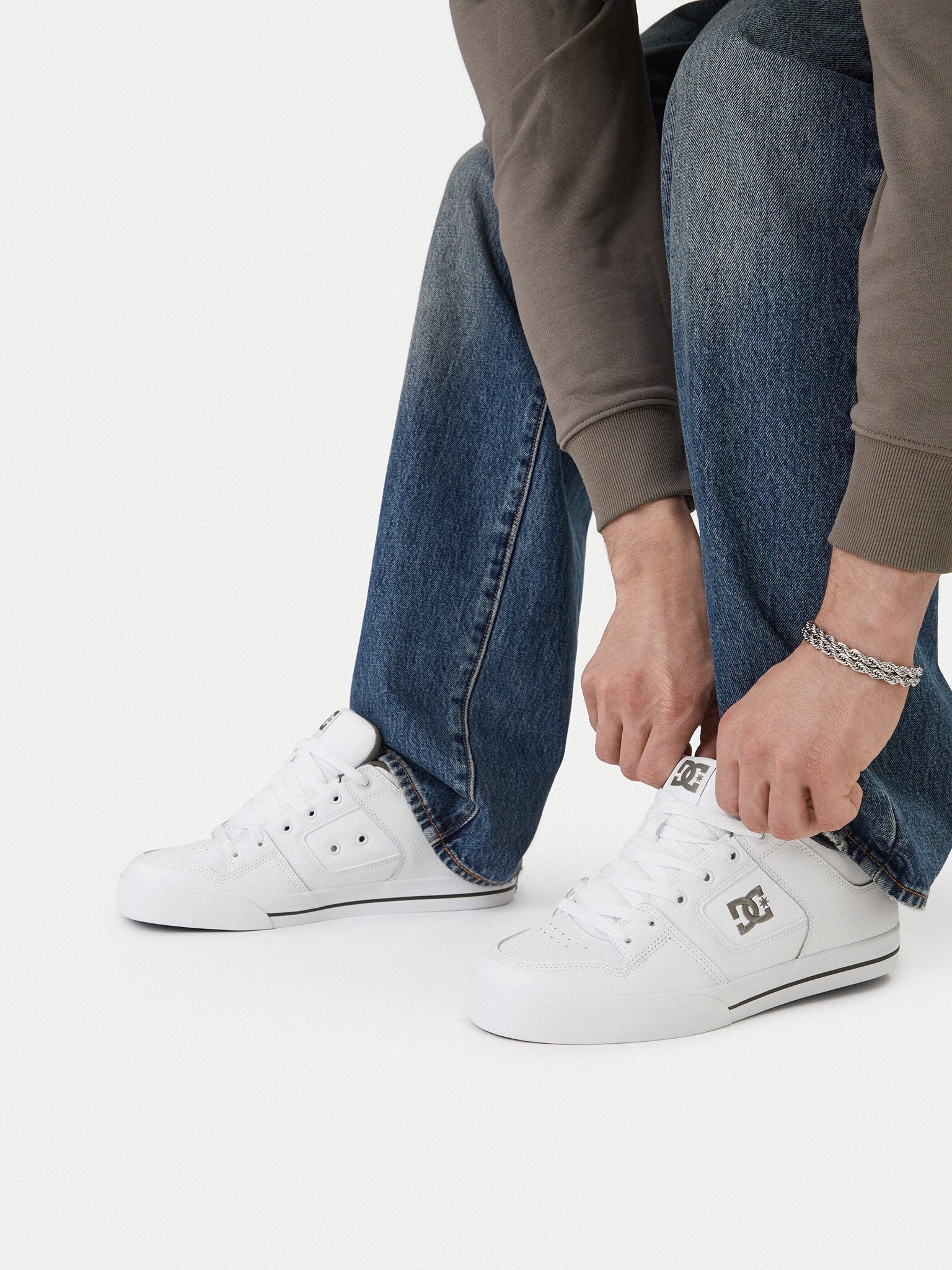 DC Shoes Dc Shoes Herrensneakers Weiß DC SHOES-EO-PURE 300660-HBW Weiß Snea günstig online kaufen