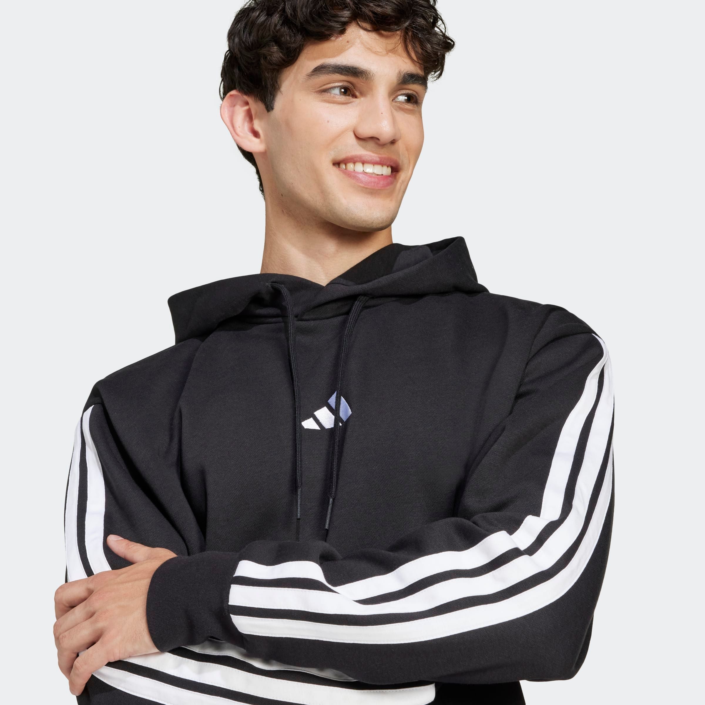 adidas Sportswear Kapuzensweatshirt ESSENTIALS 3-STREIFEN HOODIE
