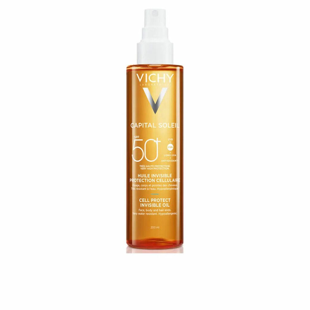 Vichy Körperpflegemittel CAPITAL SOLEIL spray aceite invisible cell protect SPF50 200 ml