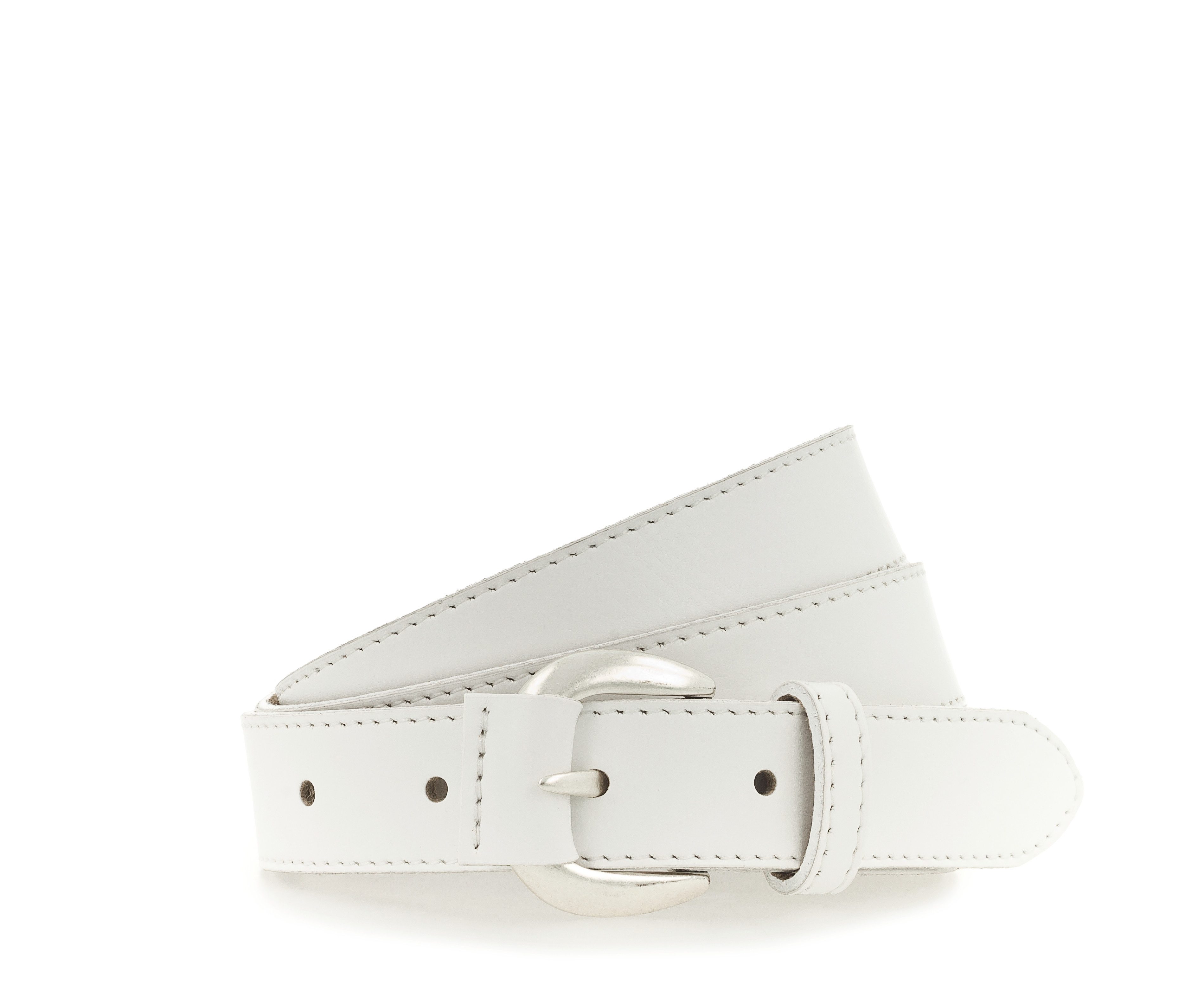 Tamaris Ledergürtel aus Leder teilbezogene Dornschließe günstig online kaufen