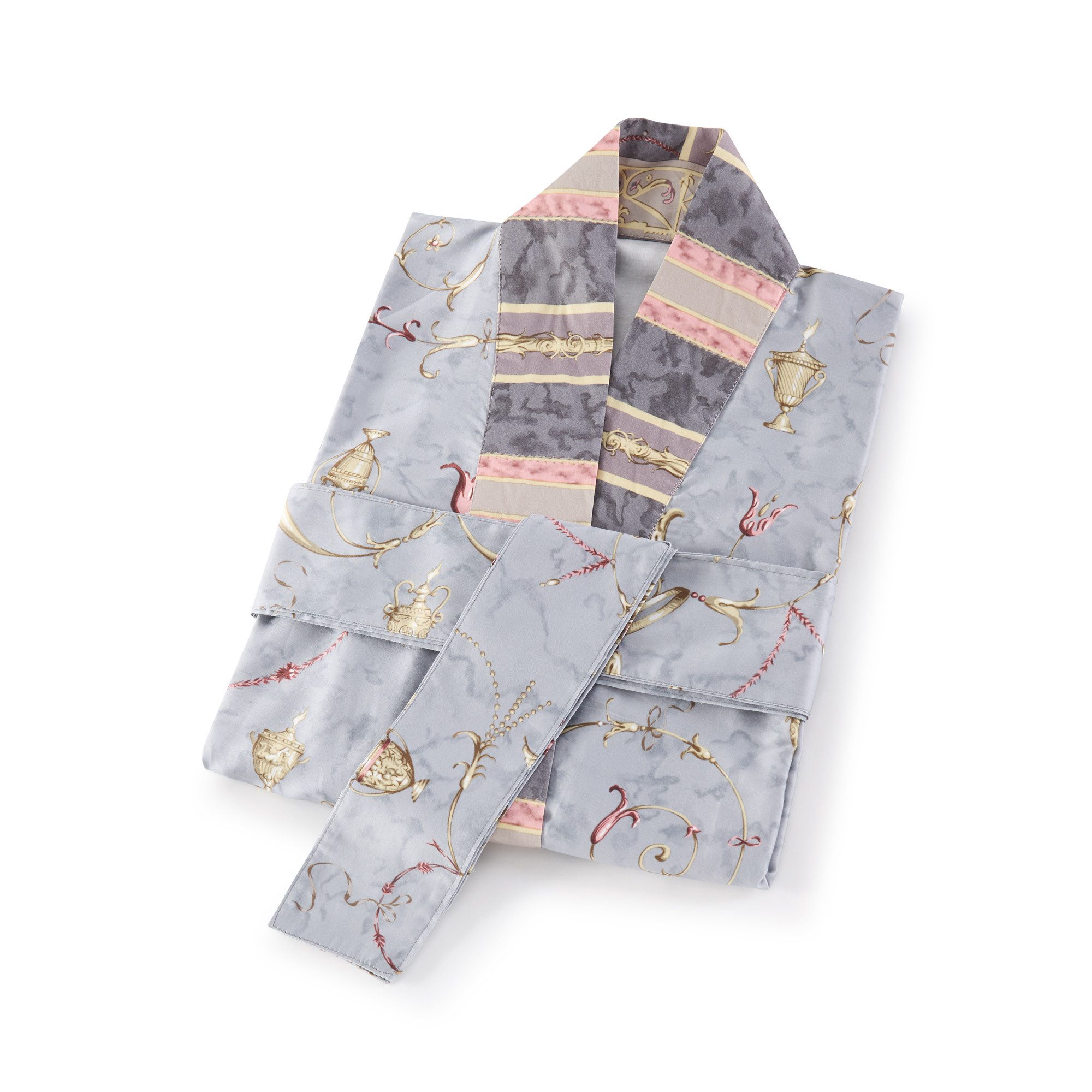Bassetti Kimono Kimono Oplontis G1 Limited Edition in S/M, 100% Baumwolle, im Geschenkkarton, Gürtel